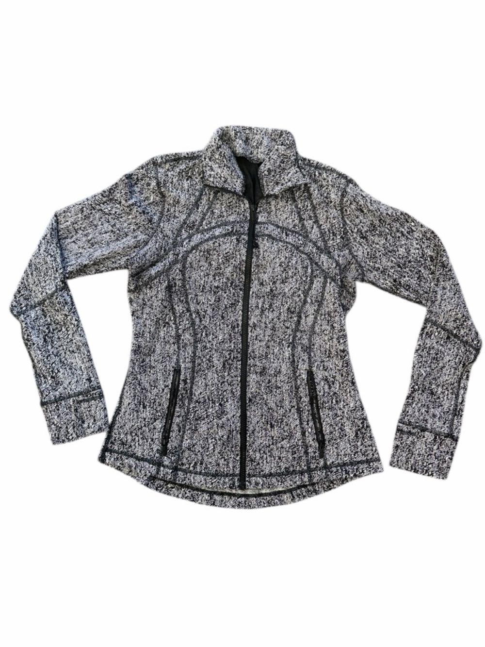 lululemon athletica Marble Gray Full-Zip Utility Jacket